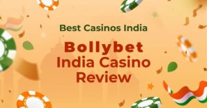 Featured image of an article reviewing the casino Bollybet for India